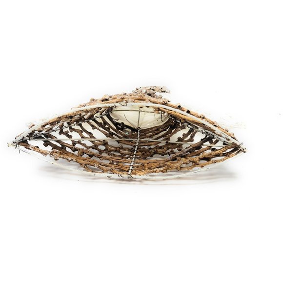 Large Rattan Rustic Angel Home Decor, Tree Topper - Picture 4 of 4